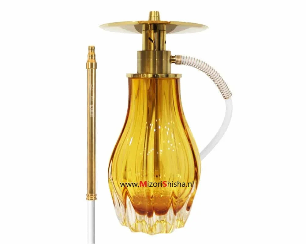 El Nefes x Oduman Dream M1 Gold waterpijp overzicht - compacte luxe shisha 40 cm