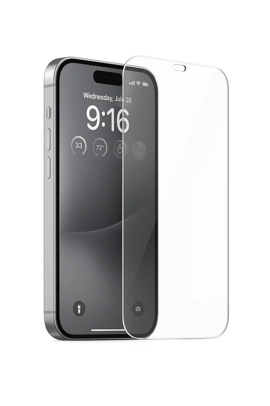 Exclusive iPhone 16 screenprotector van ultra clear gehard glas - ultradun en volledig transparant