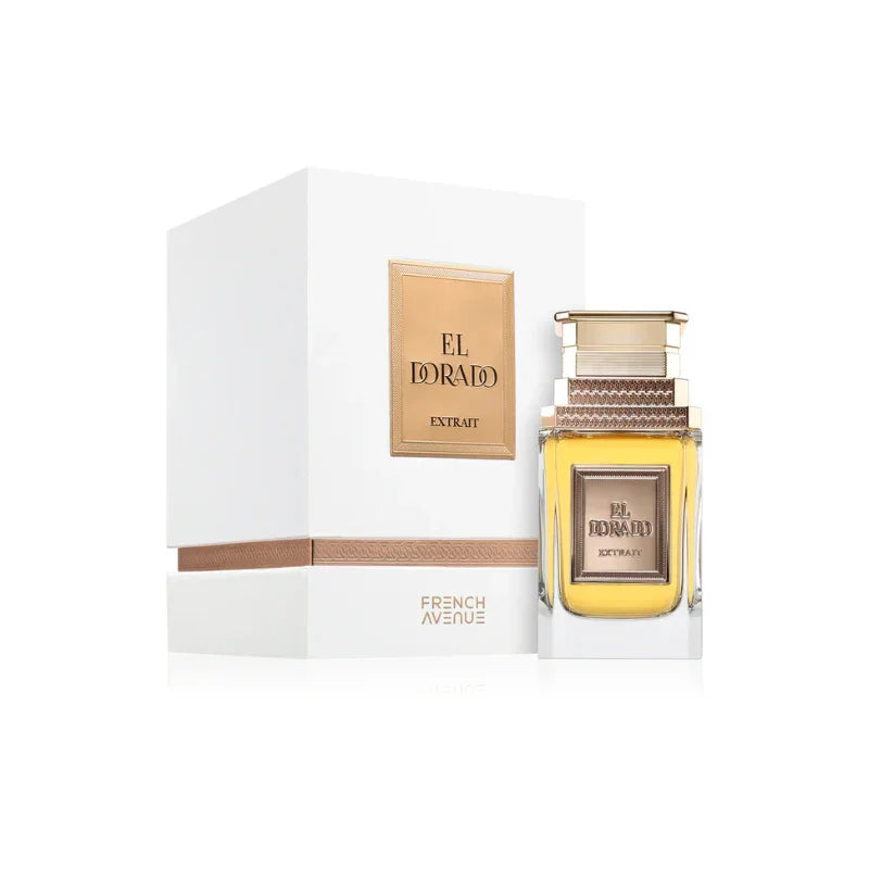 French Avenue El Dorado warm amber eau de parfum fles - luxe geur met hout en musk