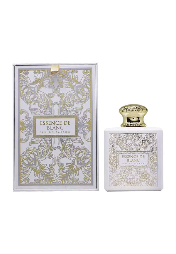 French Avenue Essence de Blanc eau de parfum, fles met witte bloemige geur van citrus, roos, jasmijn en musk