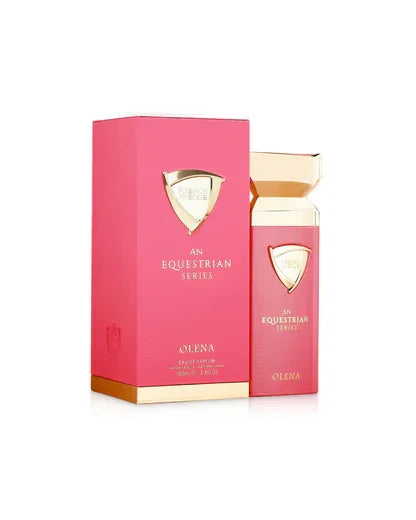 French Avenue Olena eau de parfum flesje naast doos op witte achtergrond