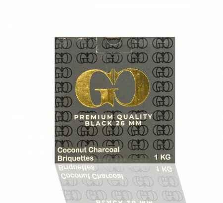 Golden Class 26mm waterpijp kolen 1 kg - kokoskolen voor shisha