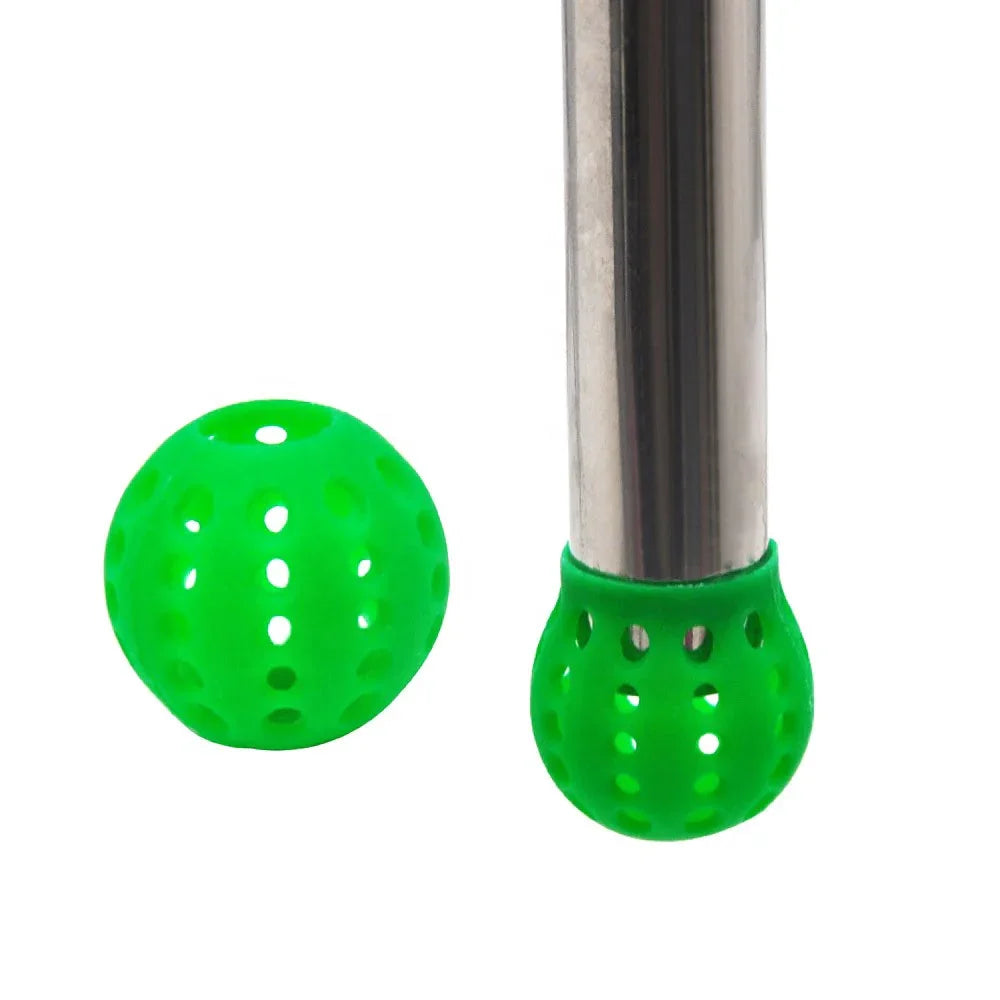 Groene Dum siliconen diffuser bal voor shisha, ronde uitvoering