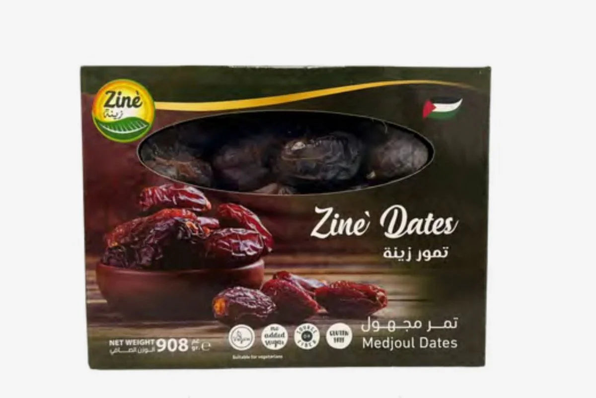 Grote Medjoul dadels uit Palestina in 1 kg zak, verse oogst 2026, 100% puur zonder toevoegingen