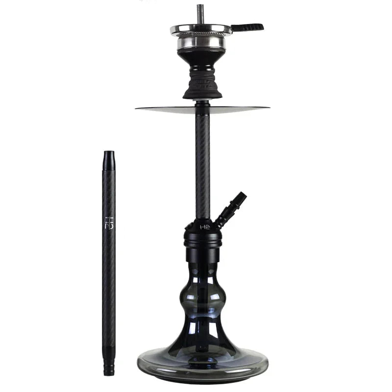 H2 Fresh Carbon vaas H16 zwart - losse aluminium waterpijp vaas voor H16 modellen