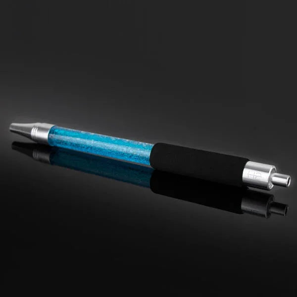 H2 Ijsslangen Handvat blauw - aluminium waterpijp slang handvat blauw