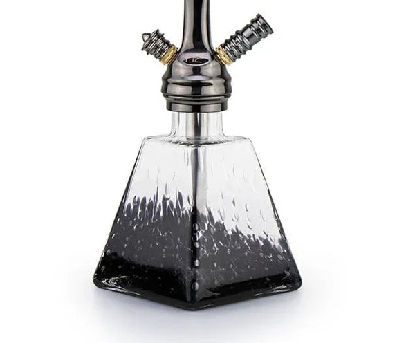 H2 Waterpijp Vaas 038 We Can Do It in het zwart - losse shisha vaas voor 038 modellen