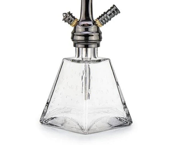 H2 Waterpijp Vaas 038 We Can Do It transparant glas - losse shisha vaas voor 038 modellen