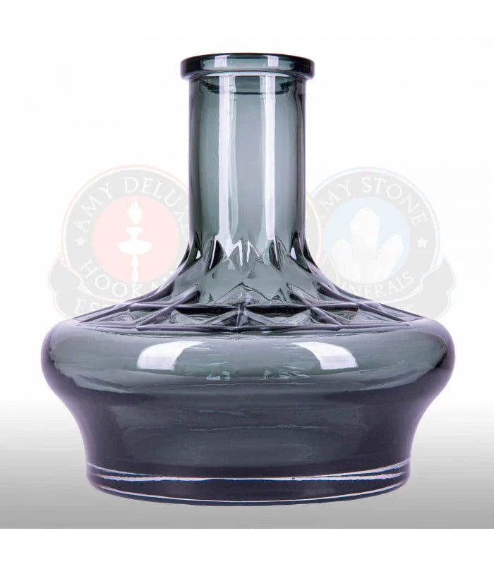 Handgeblazen glazen vaas Amy Deluxe 005.02 Unio shisha - dik glas, stabiel formaat