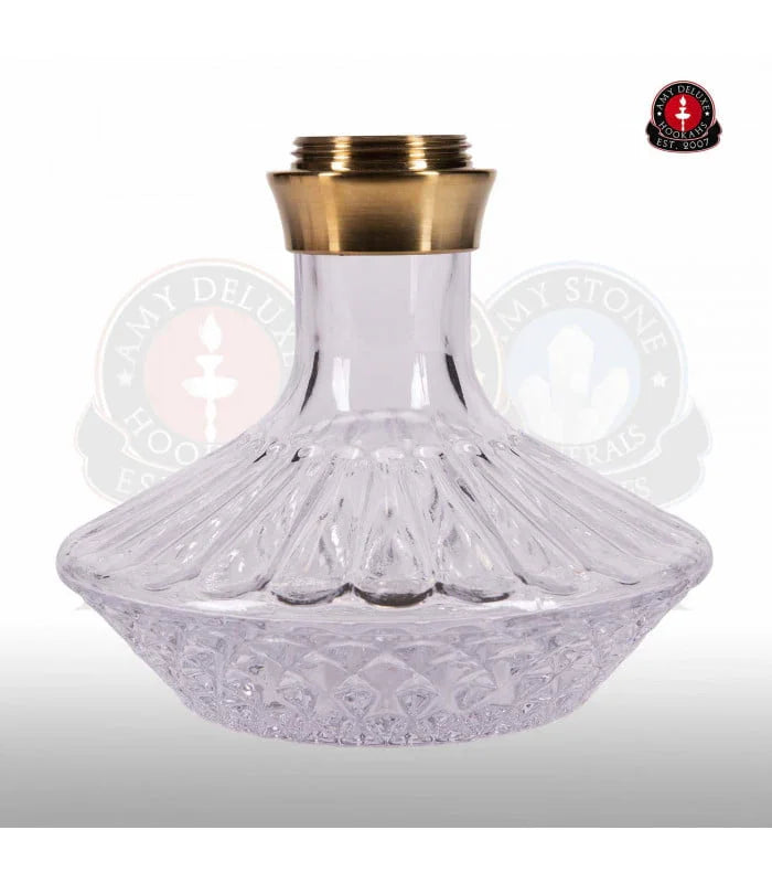 Handgeblazen glazen waterpijp vaas van de Amy Deluxe SS33.03 Fusion Shine Mini
