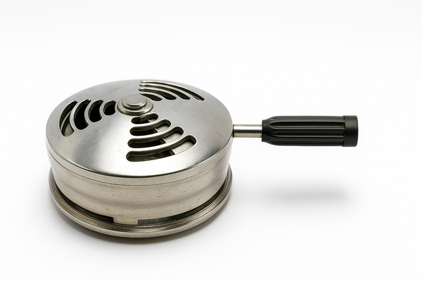 HMD heat management device van roestvrij staal met koel blijvende handgreep voor waterpijp tabakskop