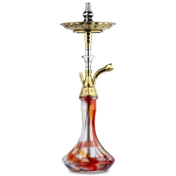Huurpakket M Khalil Mamoon waterpijp huren in het rood, klassieke Egyptische shisha