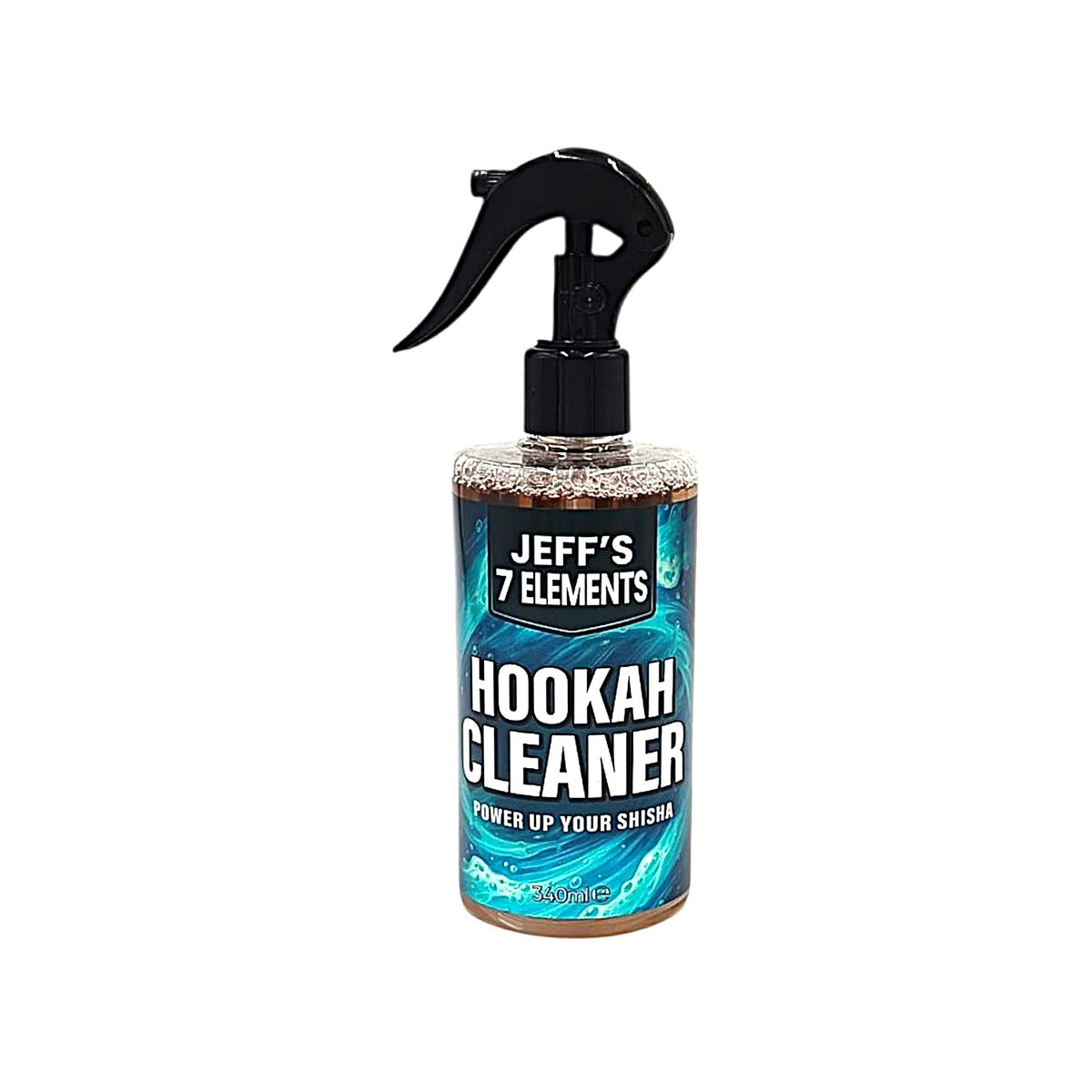 Spuitflacon Jeff's 7 Elements Hookah Cleaner met 340 ml shisha reiniger