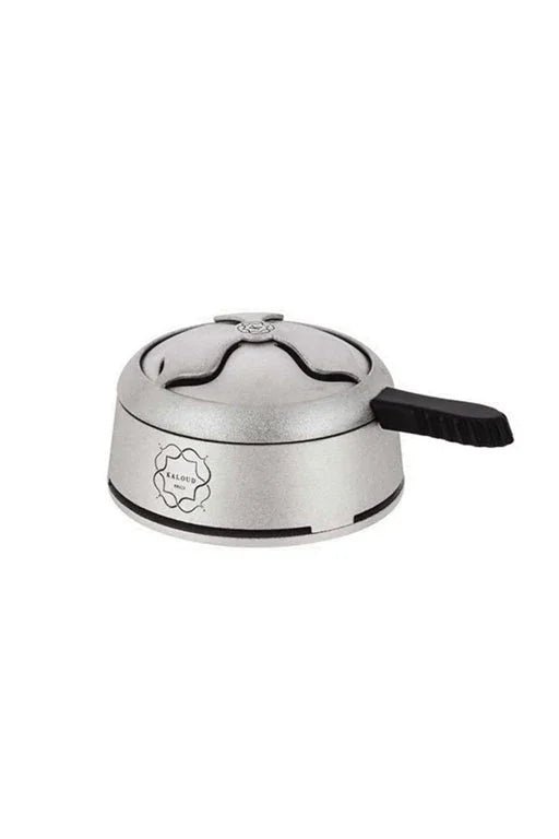 Kaloud Lotus 1+ HMD bovenaanzicht met draaibaar deksel voor warmteregeling shisha
