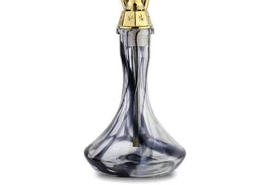 Khan Al Khalily Panoramix C losse shisha vaas zilver - waterpijp vaas van Dum Oriental Serie