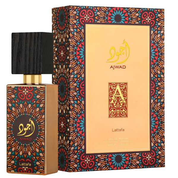 Lattafa Ajwad eau de parfum fles - oud parfum met amber en musk van Lattafa