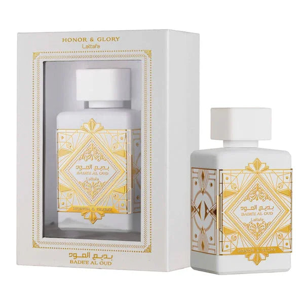 Lattafa Badee Al Oud Honor & Glory eau de parfum - oriëntaalse unisex geur met oud, ananas en vanille