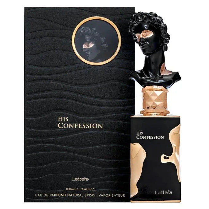 Lattafa His Confection orientaalse herenparfum 100ml - eau de parfum met karamel, amber en muskus