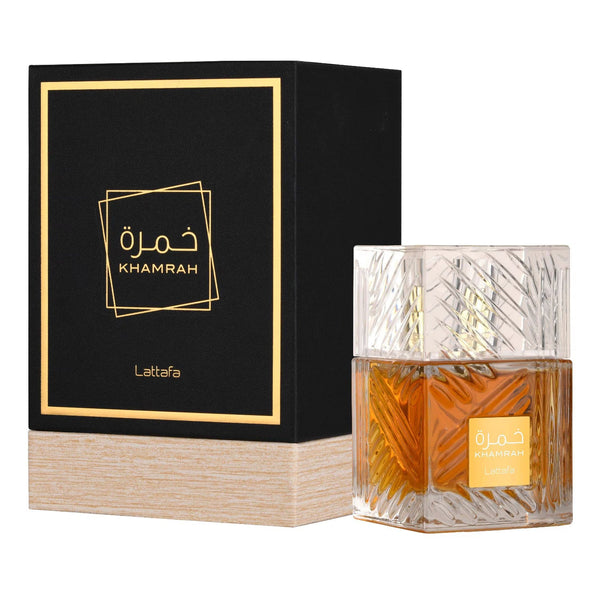 Lattafa Khamrah Eau de Parfum 100ml - oriëntaals kruidig parfum met kaneel, dadels en vanille