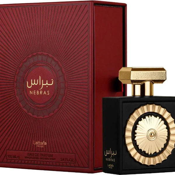 Lattafa Nebras eau de parfum fles - fris bloemig parfum met citrus en muskus
