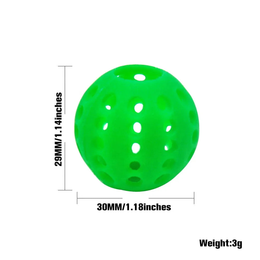 Maatindicatie van de Dum siliconen diffuser bal, binnendiameter 30 mm