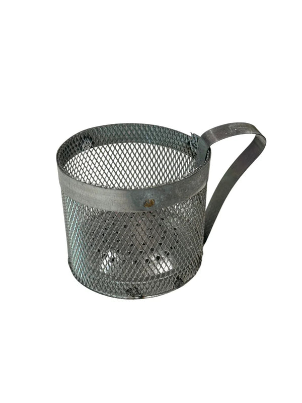 Metalen shisha kolenhouder cup in zilverkleur voor het veilig verplaatsen van waterpijp kolen