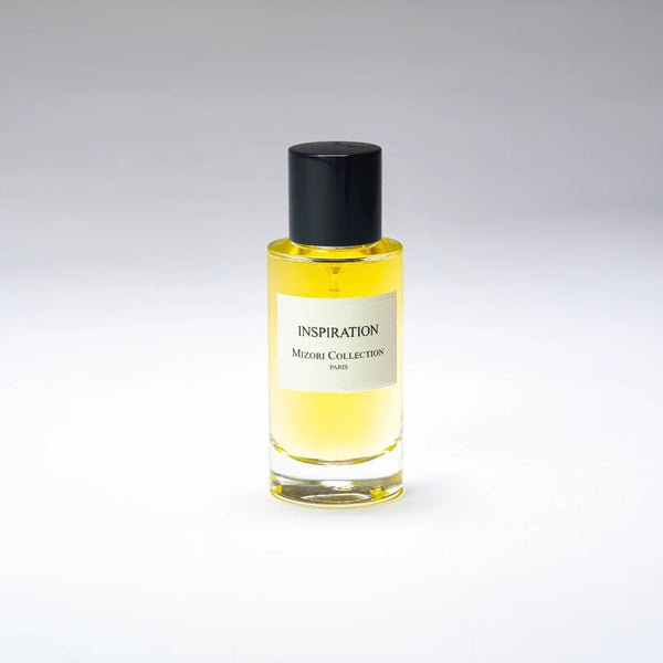 Mizori Collection Inspiration 50ml eau de parfum fles, warm amber parfum met agarwood en karamel
