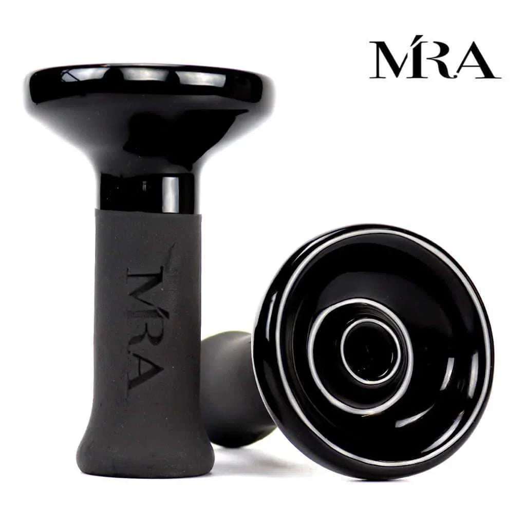 MRA Phunnel Bowl Black Edition - keramische waterpijp tabakskop in zwart voor Kaloud en aluminiumfolie