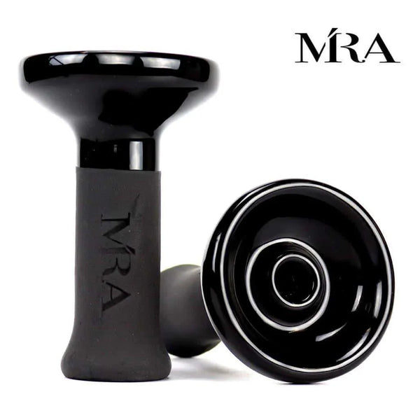 MRA Phunnel Bowl Black Edition - keramische waterpijp tabakskop in zwart voor Kaloud en aluminiumfolie