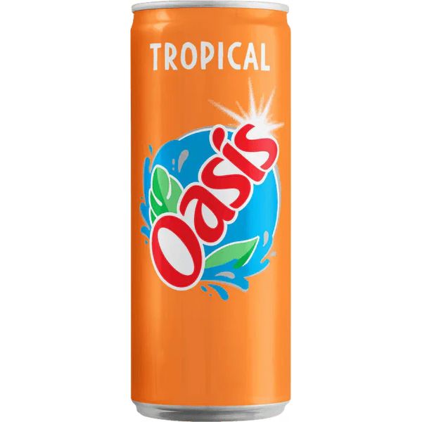 Oasis Tropical flesje - exotische vruchtenmix met mango, ananas en passievrucht