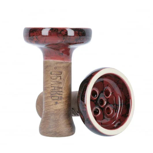 Oblako Bowl Killer Bordeaux Rood keramische waterpijp tabakskop handgemaakt Rusland
