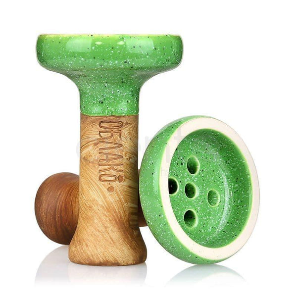 Oblako Bowl Killer groene keramische waterpijp tabakskop, handgemaakt, 12 cm hoog, geschikt voor KALOUD HMS