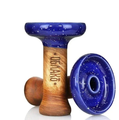 Oblako Bowl Phunnel L in blauw - handgemaakte keramische waterpijp tabakskop van Oblako