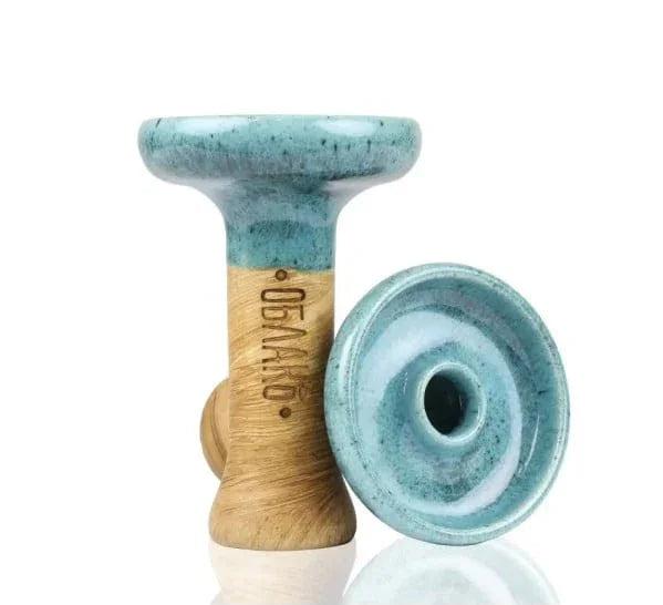 Oblako Bowl Phunnel Large tabakskop baby blauw - keramische waterpijp tabakskop met emaille coating