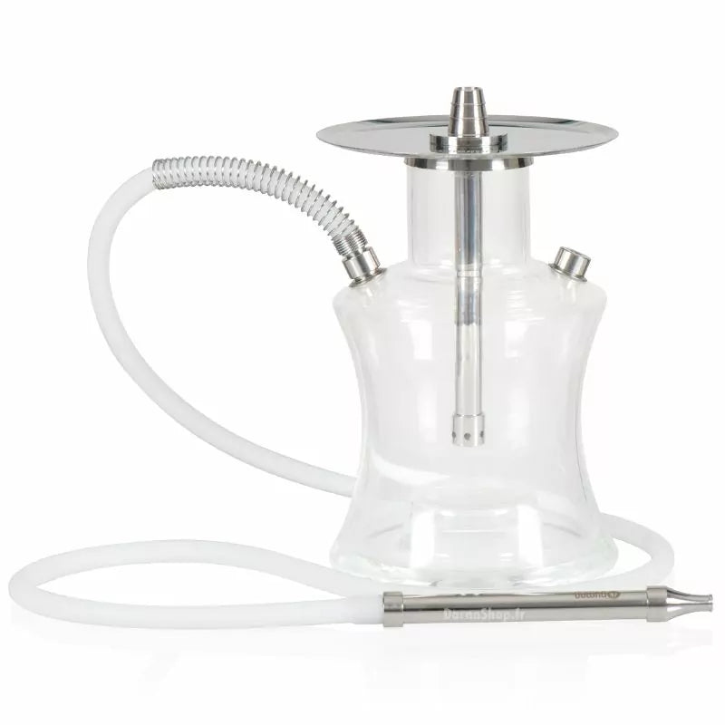 Oduman N2 Travel shisha set met siliconen slang, edelstalen mondstuk en opbergtas
