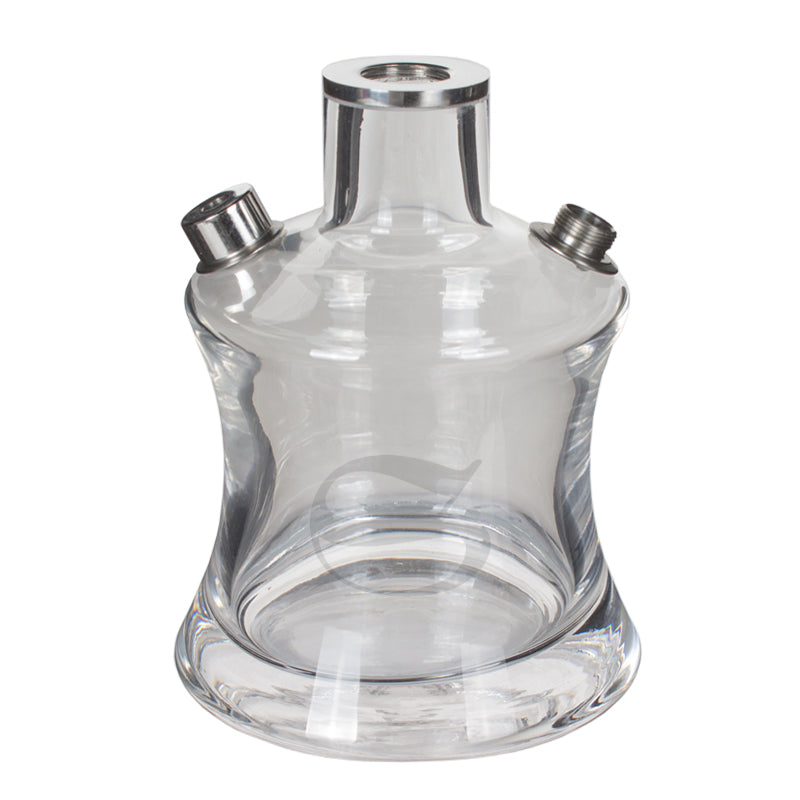 Oduman N2 Travel Vaas - originele glazen waterpijp vaas als vervangonderdeel voor de Oduman N2 Travel shisha