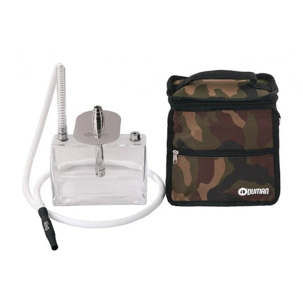 Oduman N7 Smoke Tank compacte shisha waterpijp 19 cm roestvrij staal