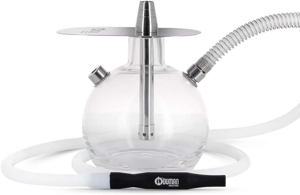 Oduman N9 Tarantula glazen shisha waterpijp 45 cm - compleet model met siliconeslang