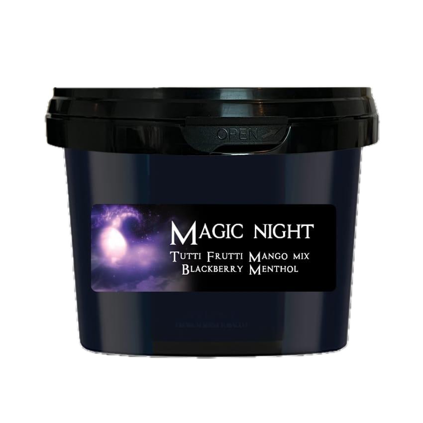 Paradise Magic Night 200gr steam stones met tutti frutti, mango en braam voor de waterpijp