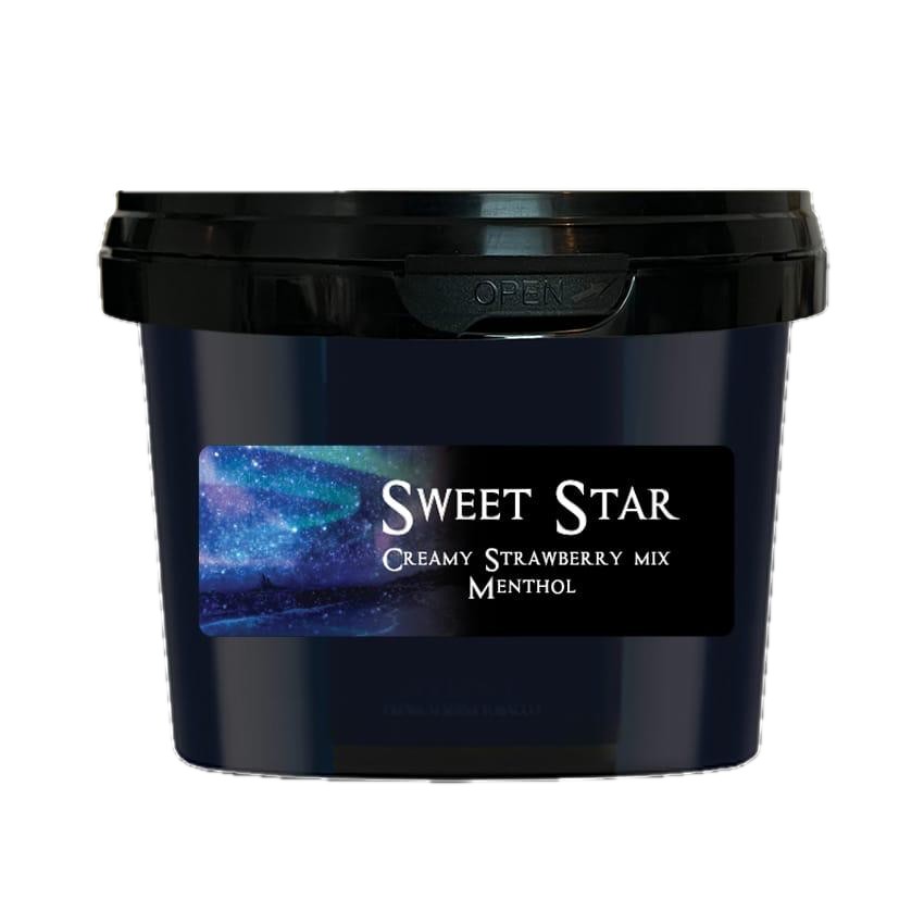 Paradise Sweet Star 200g steam stones with creamy strawberry and menthol for your shisha