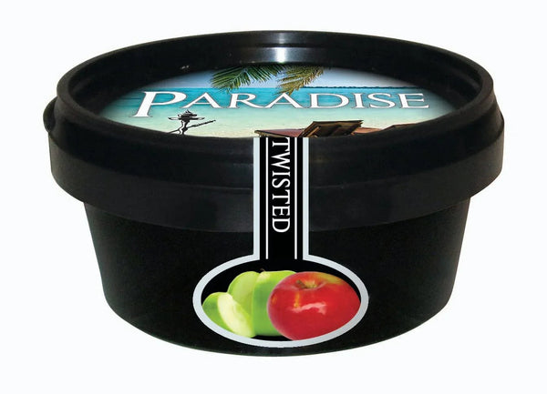 Paradise Twisted Steam Stones Two Apple 100gr verpakking - tabaksvrije shisha smaak met dubbele appel