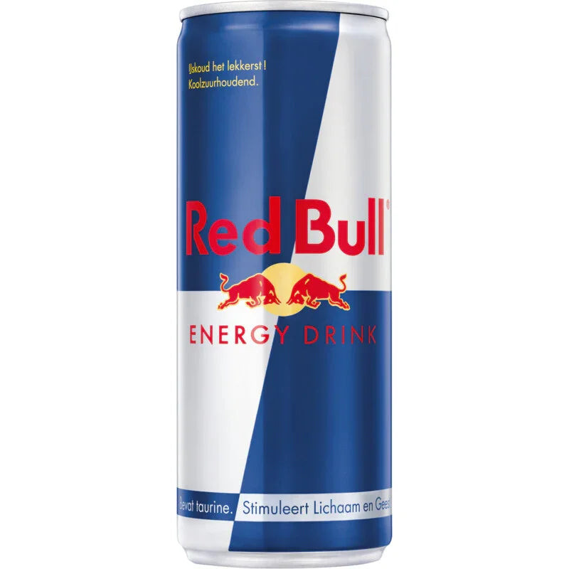 Red Bull Energy Drink 250ml origineel blikje - energiedrank met cafeine en taurine