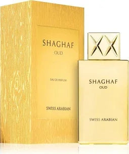Shaghaf Oud Swiss Arabian eau de parfum flesje - oriëntaals oud parfum met saffraan en vanille