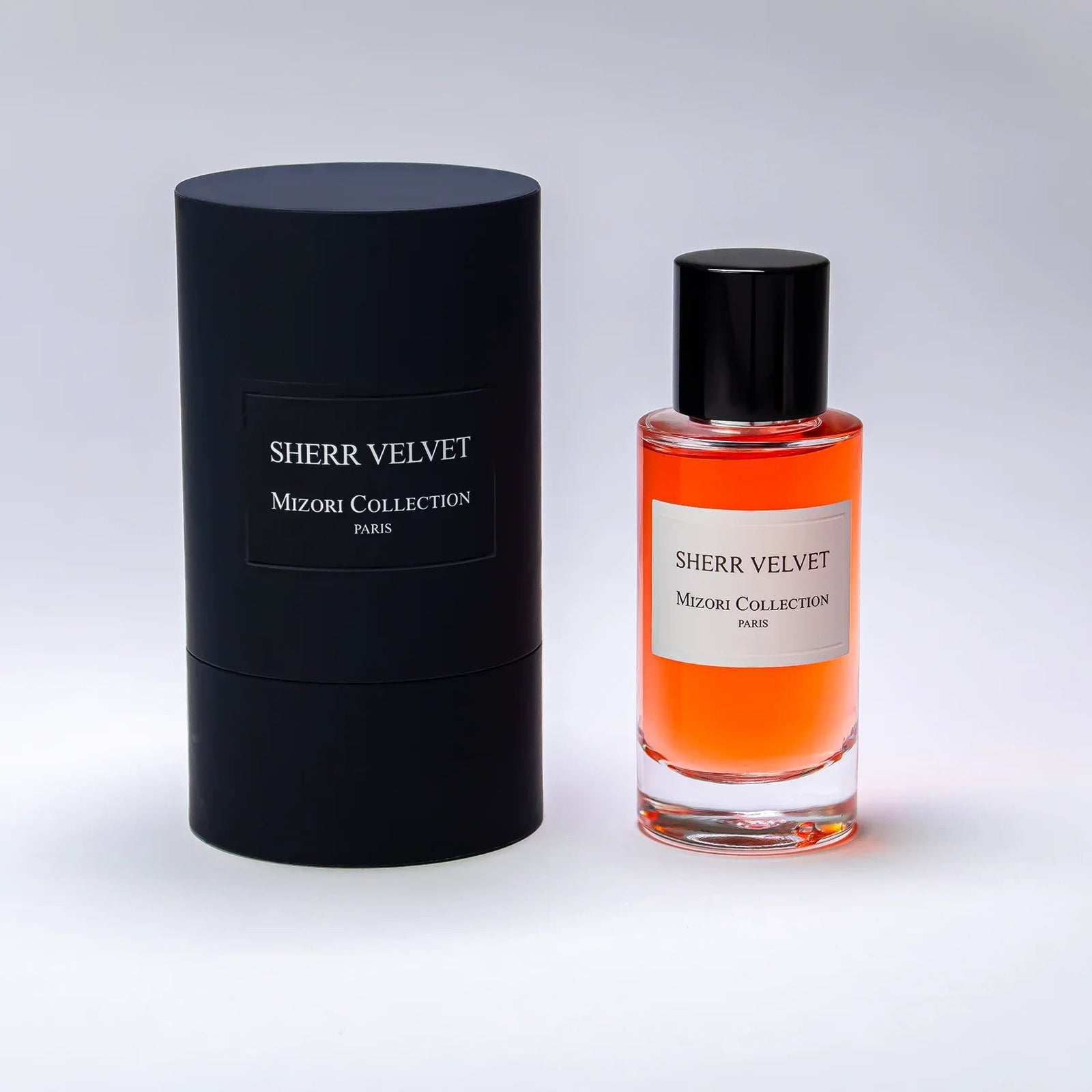 Sherr Velvet Mizori Collection parfum doos en verpakking