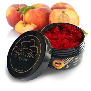 Shi-Ha Magic Peach 150gr nicotinevrije shisha tabak, alternatief voor Al Fakher Peach en Adalya Peach - waterpijp smaak met verse perzik