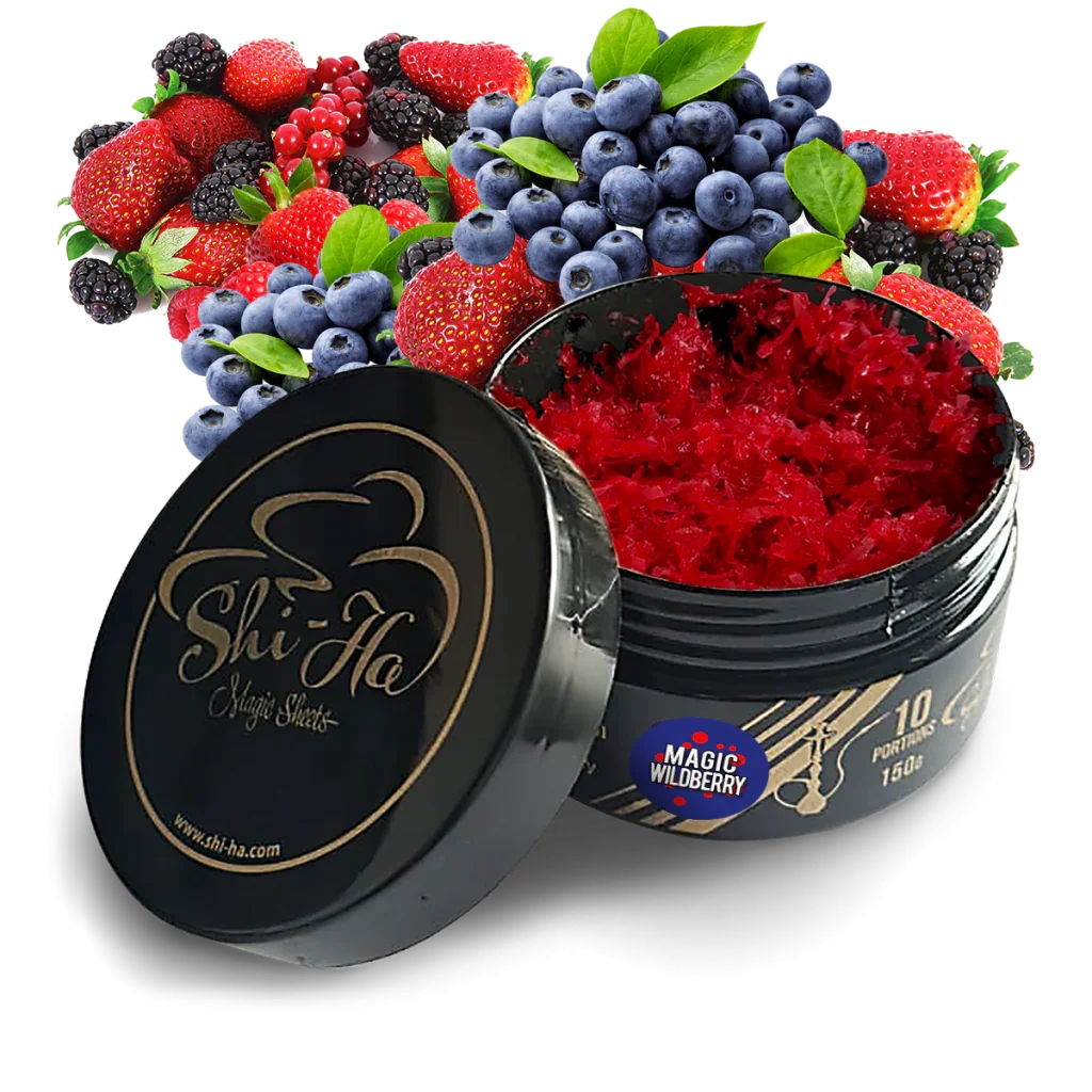 Shi-Ha Magic Wildberry 150gr shisha smaak - nicotinevrij alternatief voor Adalya Freshberry met bosbessen, bramen en frambozen