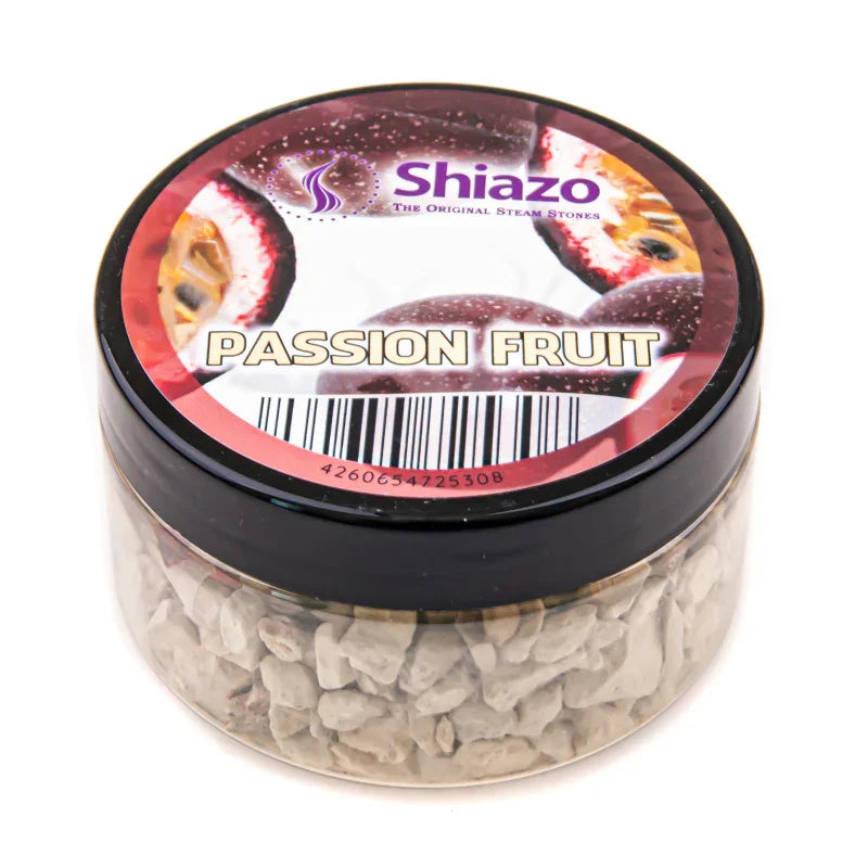 Shiazo Steam Stones Passion Fruit 100gr - waterpijp dampsteentjes zonder nicotine met zoete tropische passievrucht smaak