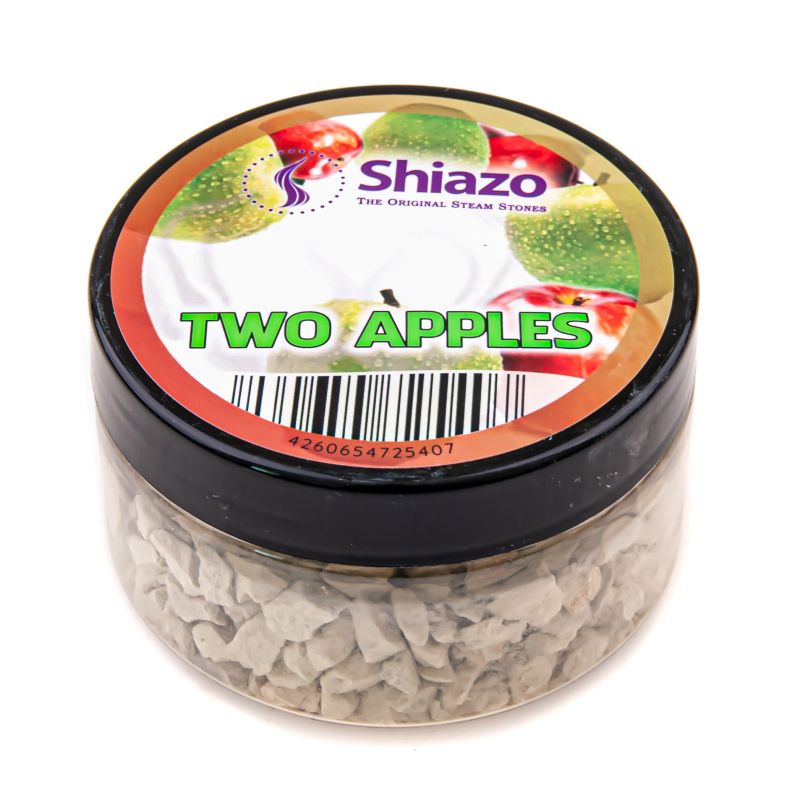 Shiazo Steam Stones Two Apple 100g - nicotinevrije dubbel appel waterpijp smaak in potje