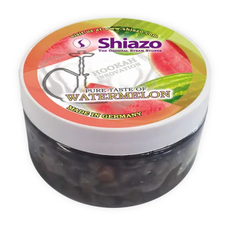 Shiazo Steam Stones Watermeloen 100gr in potje met schroefdeksel - shisha dampsteentjes zonder nicotine