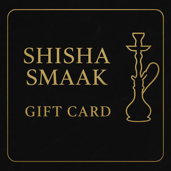 ShishaTabak digitale cadeaubon voor waterpijp en shisha liefhebbers - cadeau van 10 tot 200 euro